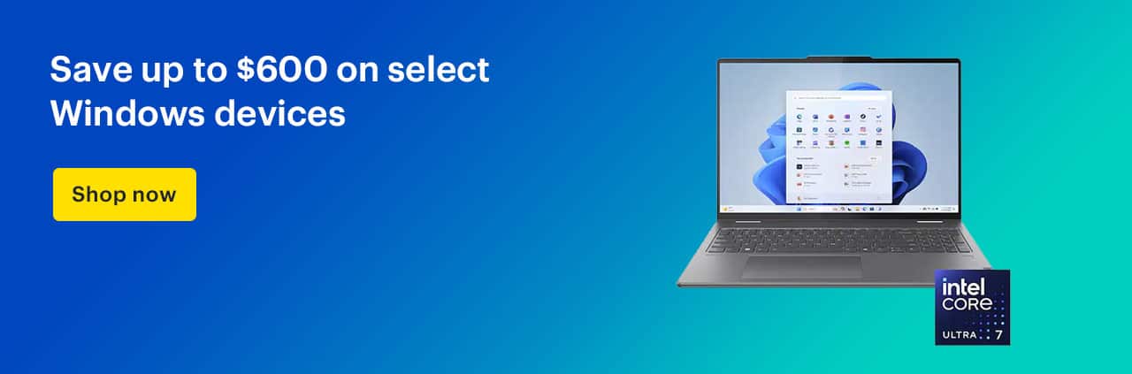 Save up to $600 on select Windows devices. Shop now.