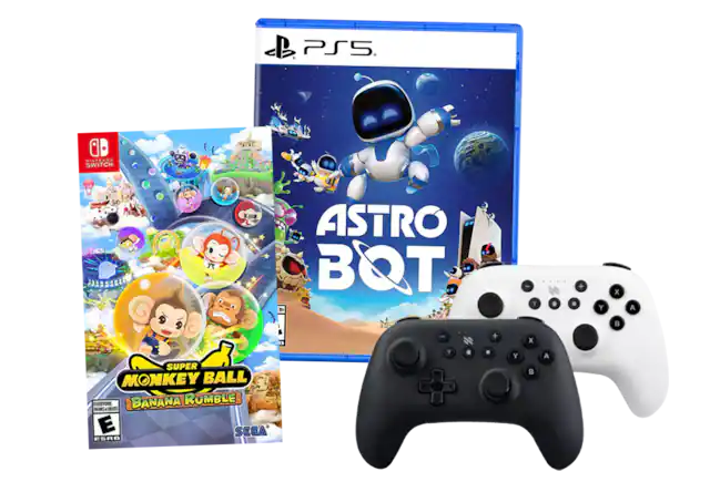 Video game, controller and haptic strap