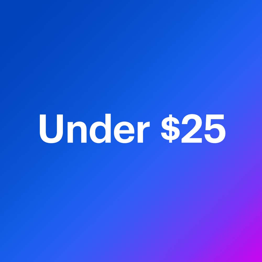 Under $25