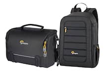 Camera, bag and backpack