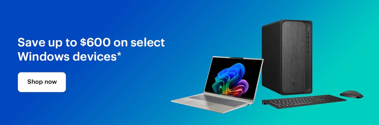 Save up to $600 on select Windows devices. Shop now. Reference disclaimer.