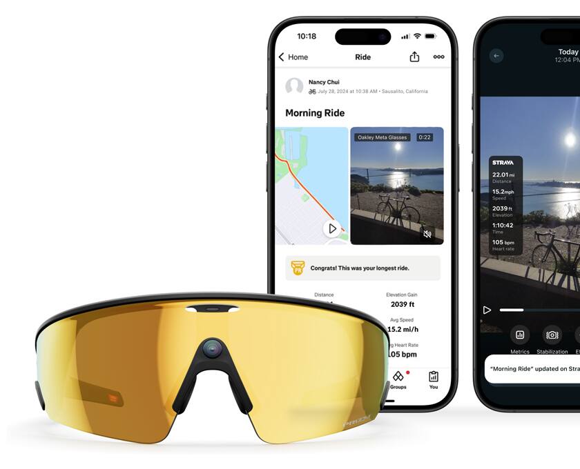 Sunglasses and smartphones