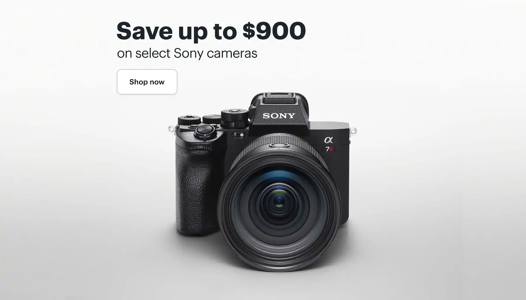 Save up to $900 on select Sony cameras