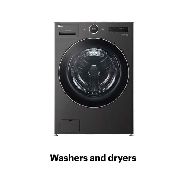 Washers and dryers