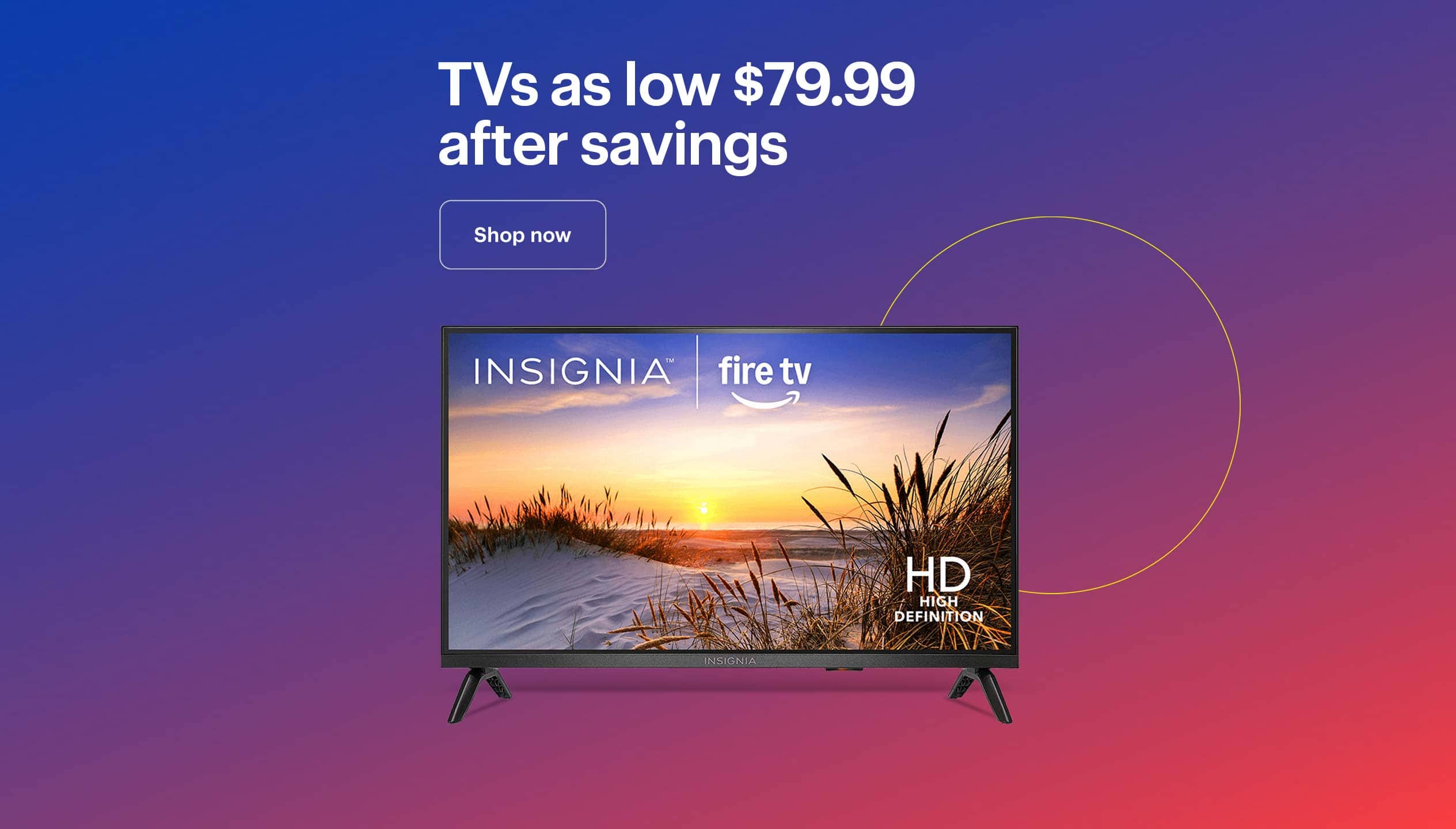 TVs as low $79.99 after savings