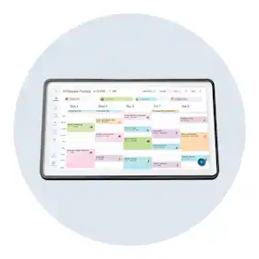 Touchscreen smart calendar