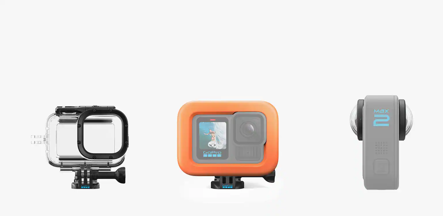 Action camera chargers
