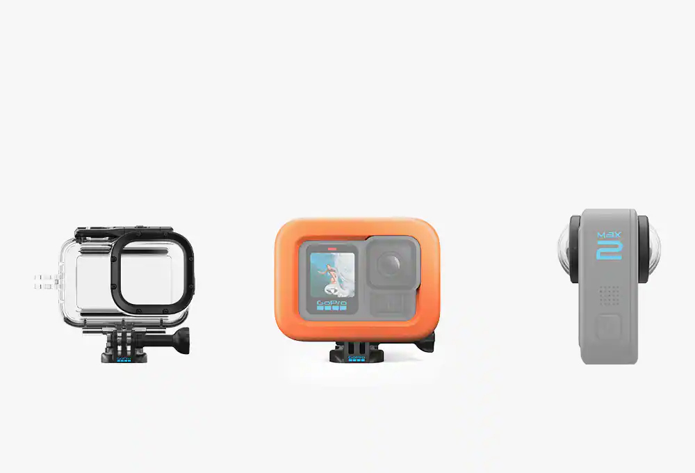 Action camera chargers