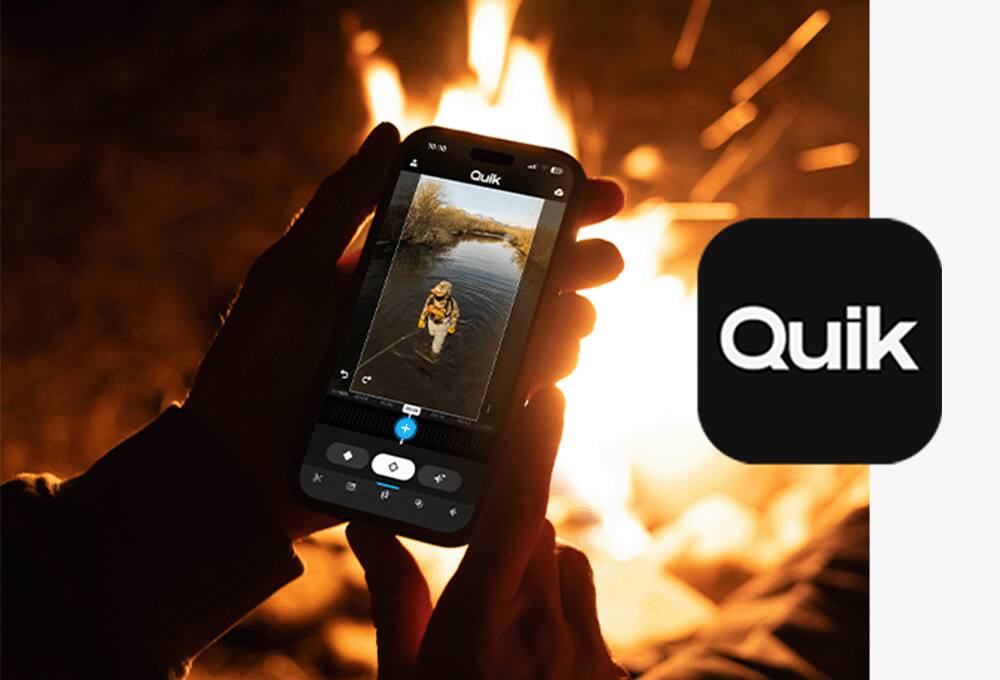 Download the Quik App from the Apple App Store or get it on Google Play