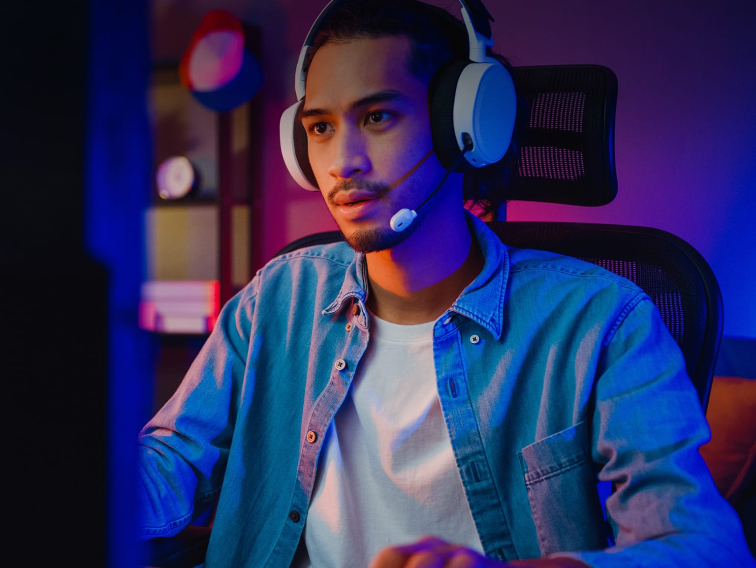 Man gaming