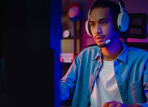 Man gaming