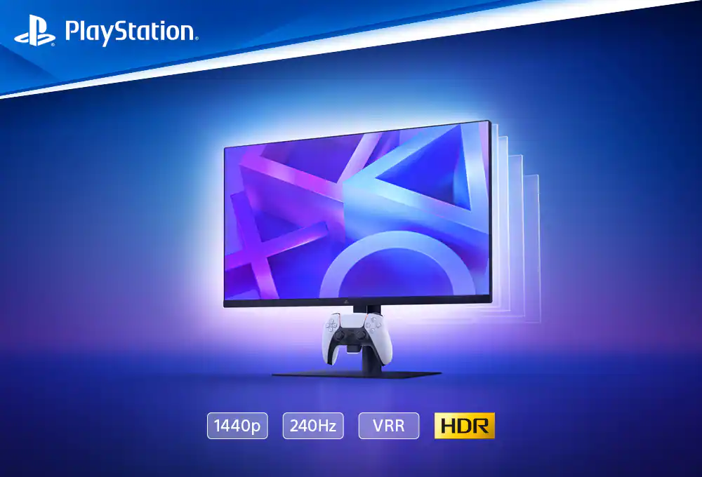 PlayStation gaming monitor. 1440p, 240Hz, VRR, HDR