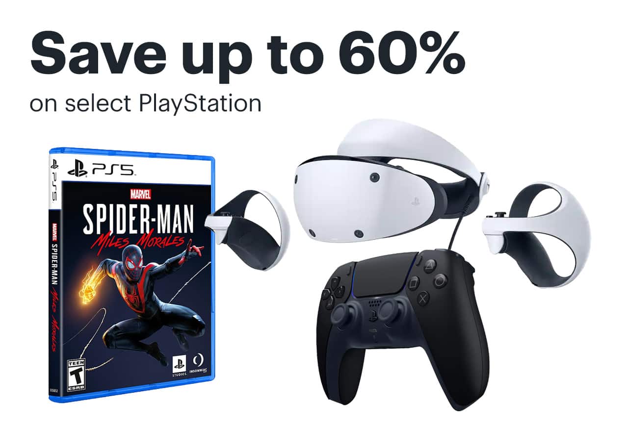 Save up to 60% on select PlayStation. 