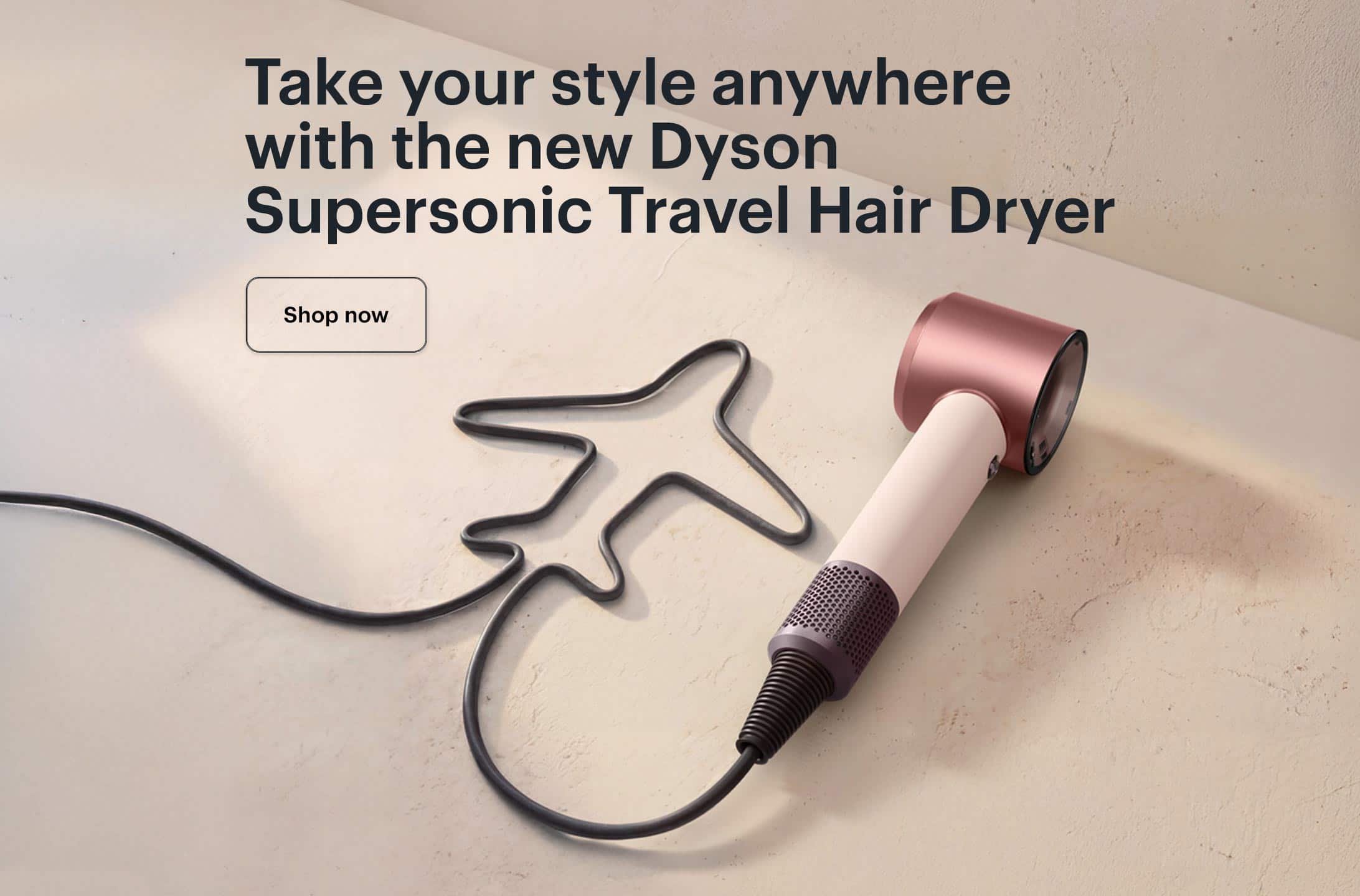 New Dyson Supersonic travel hair dryer 