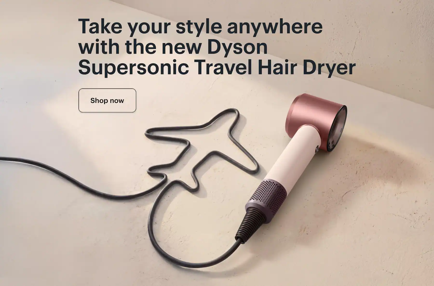 New Dyson Supersonic travel hair dryer