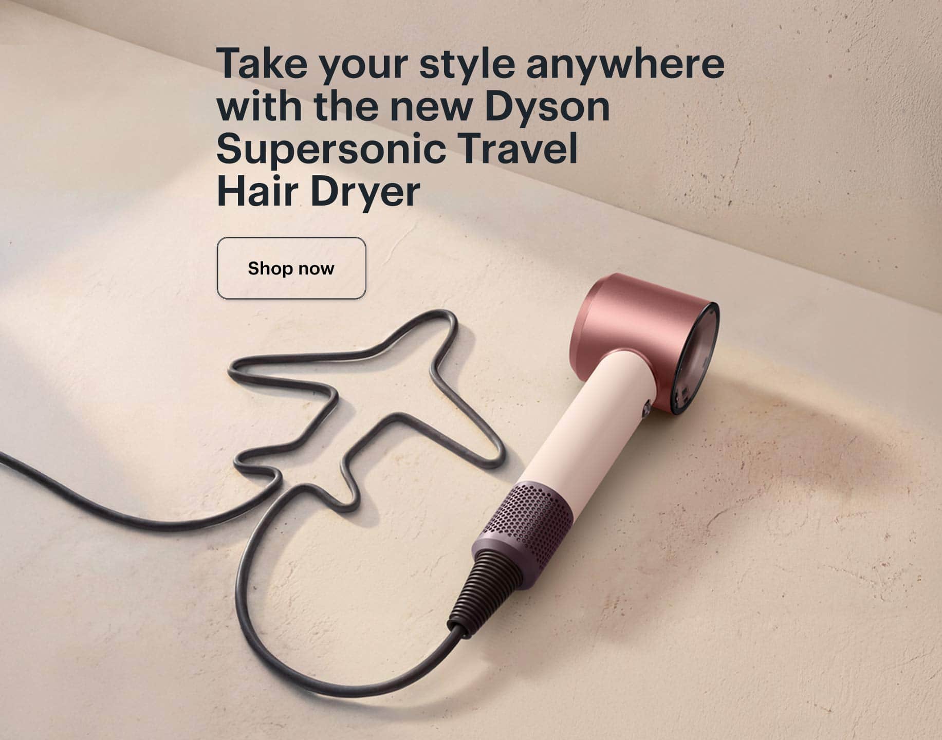 New Dyson Supersonic travel hair dryer 