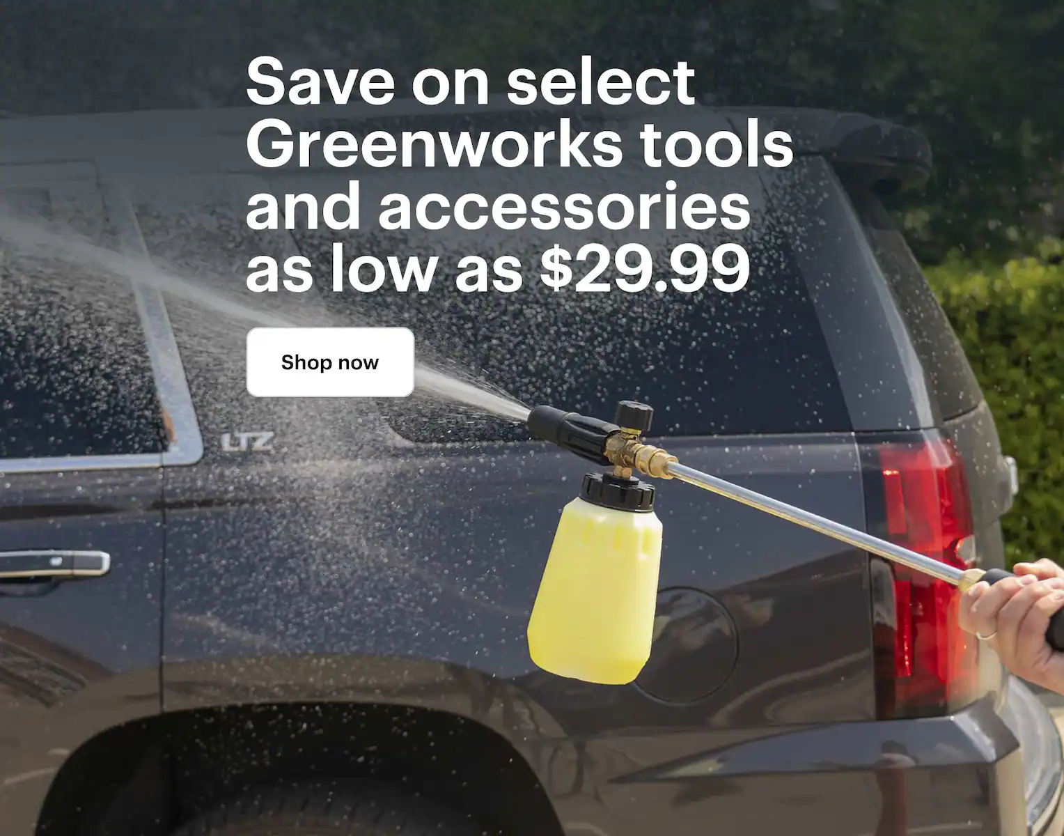 Save on select Greenworks tools and accessories as low as $29.99