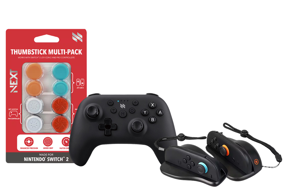 Video game controller, thumbsticks, mouse shell