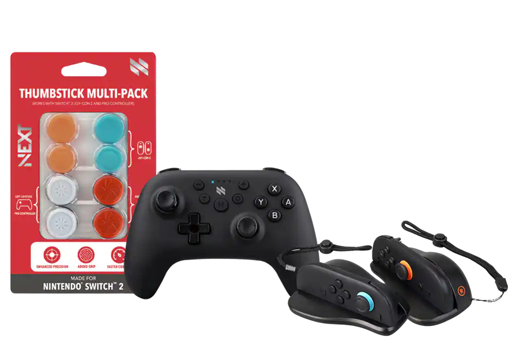 Video game controller, thumbsticks, mouse shell