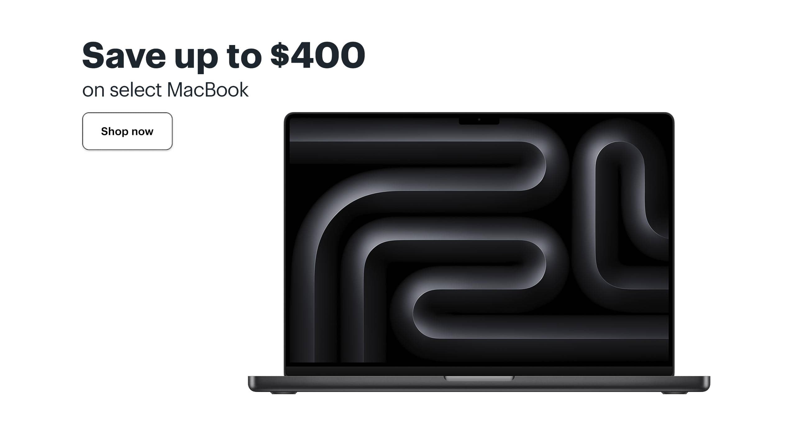 Save up to $400 on select MacBook