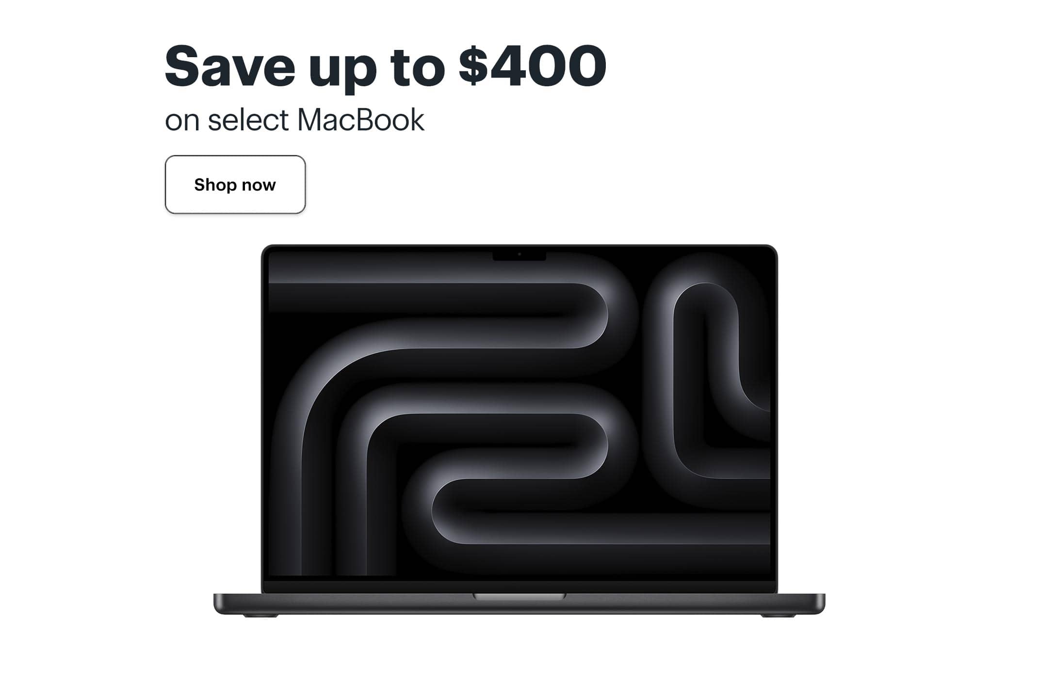 Save up to $400 on select MacBook