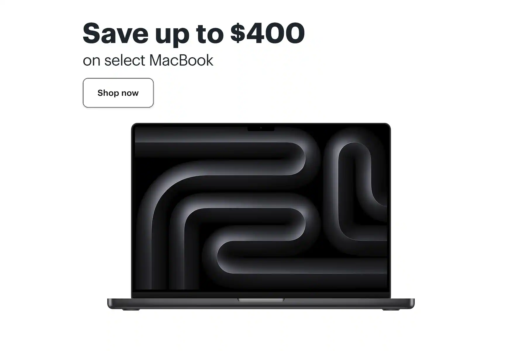 Save up to $400 on select MacBook