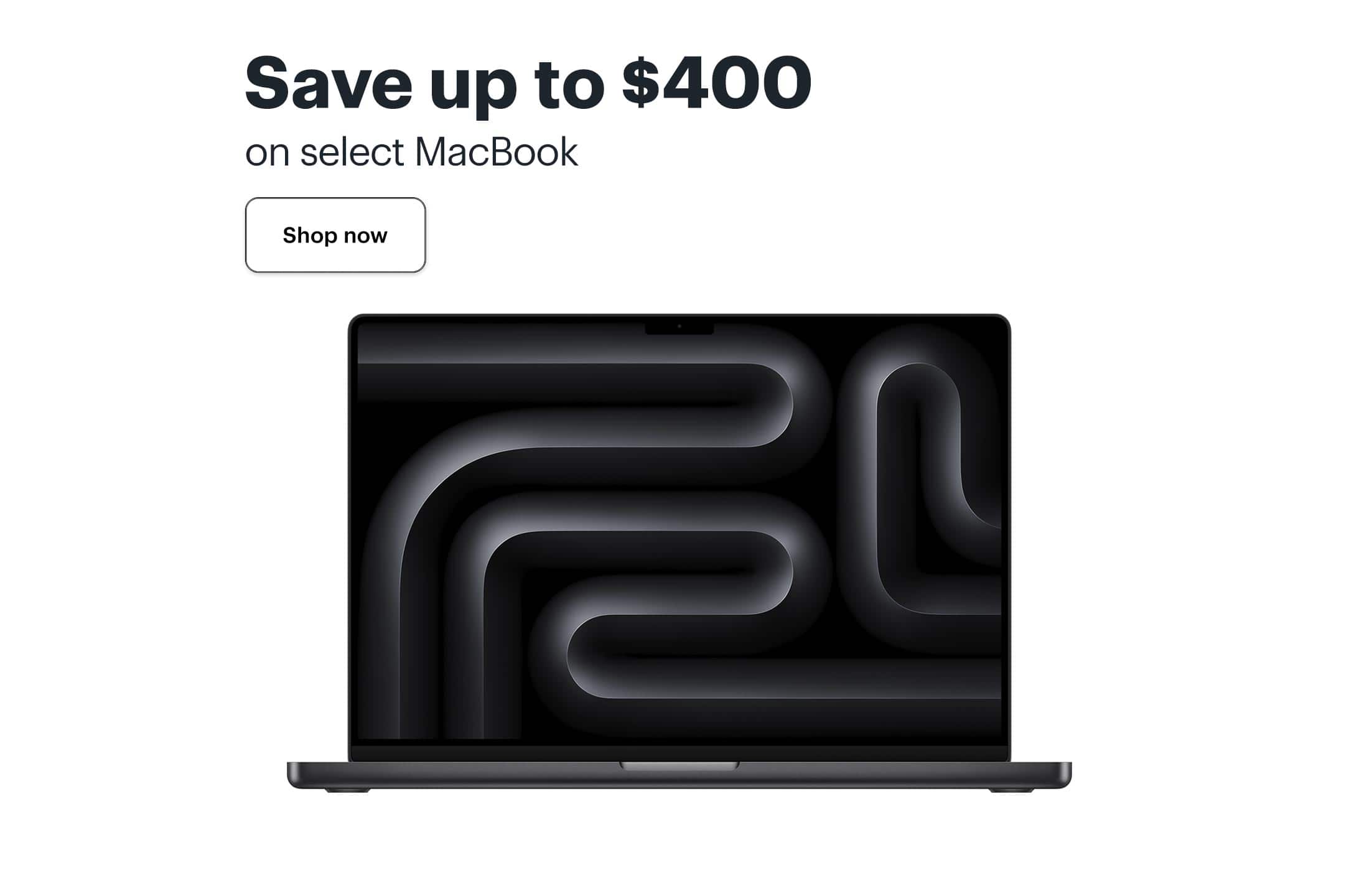 Save up to $400 on select MacBook