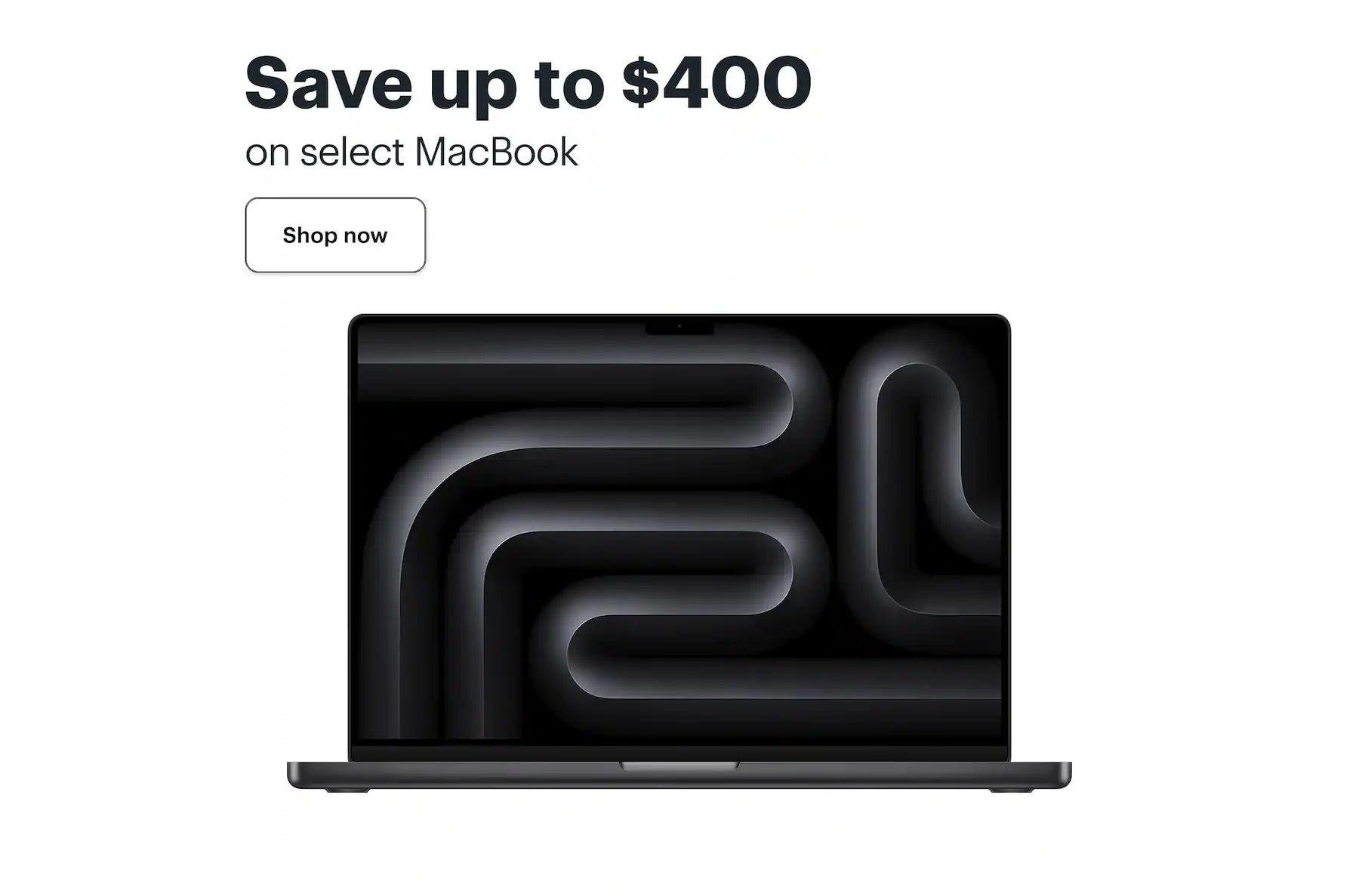 Save up to $400 on select MacBook