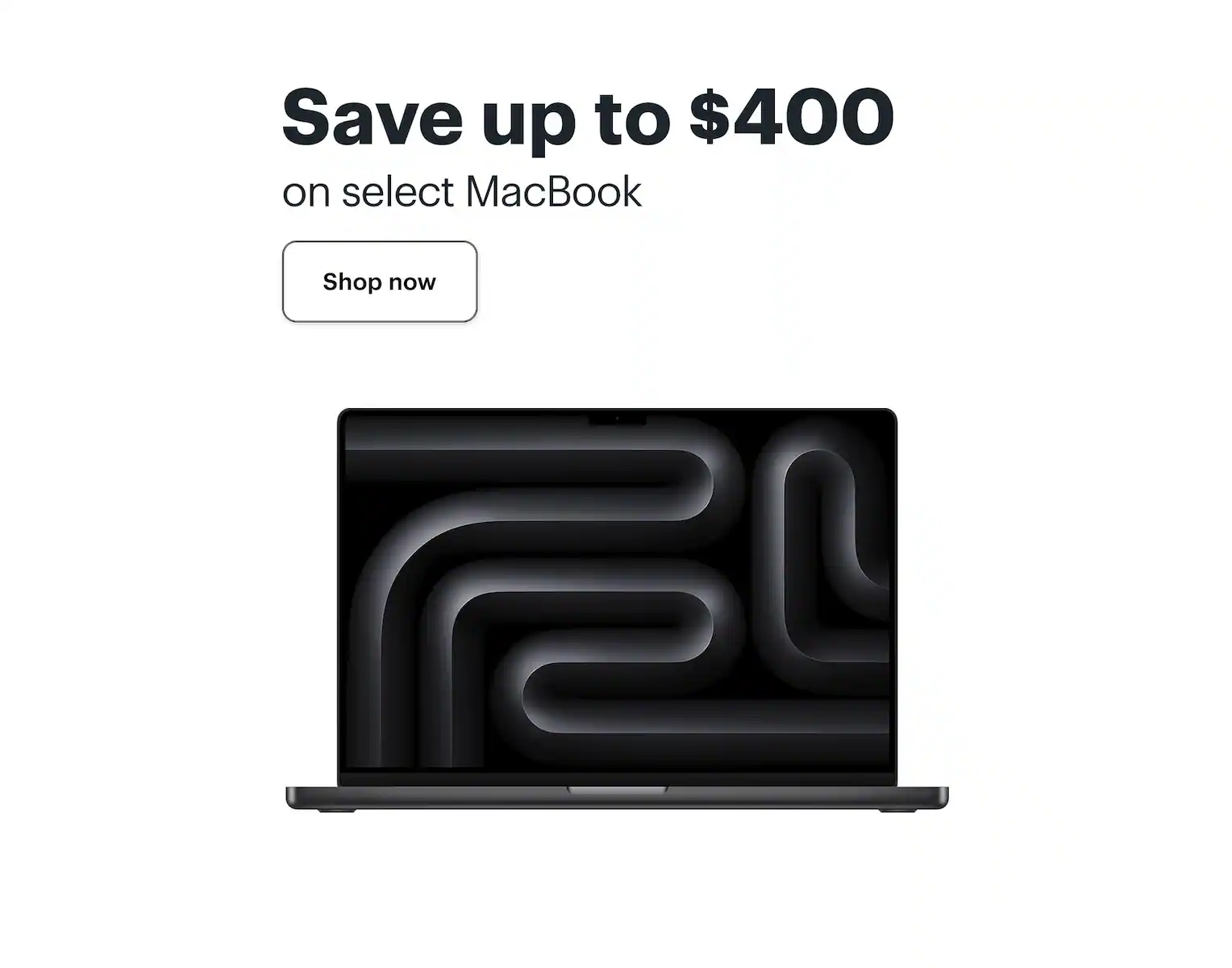 Save up to $400 on select MacBook