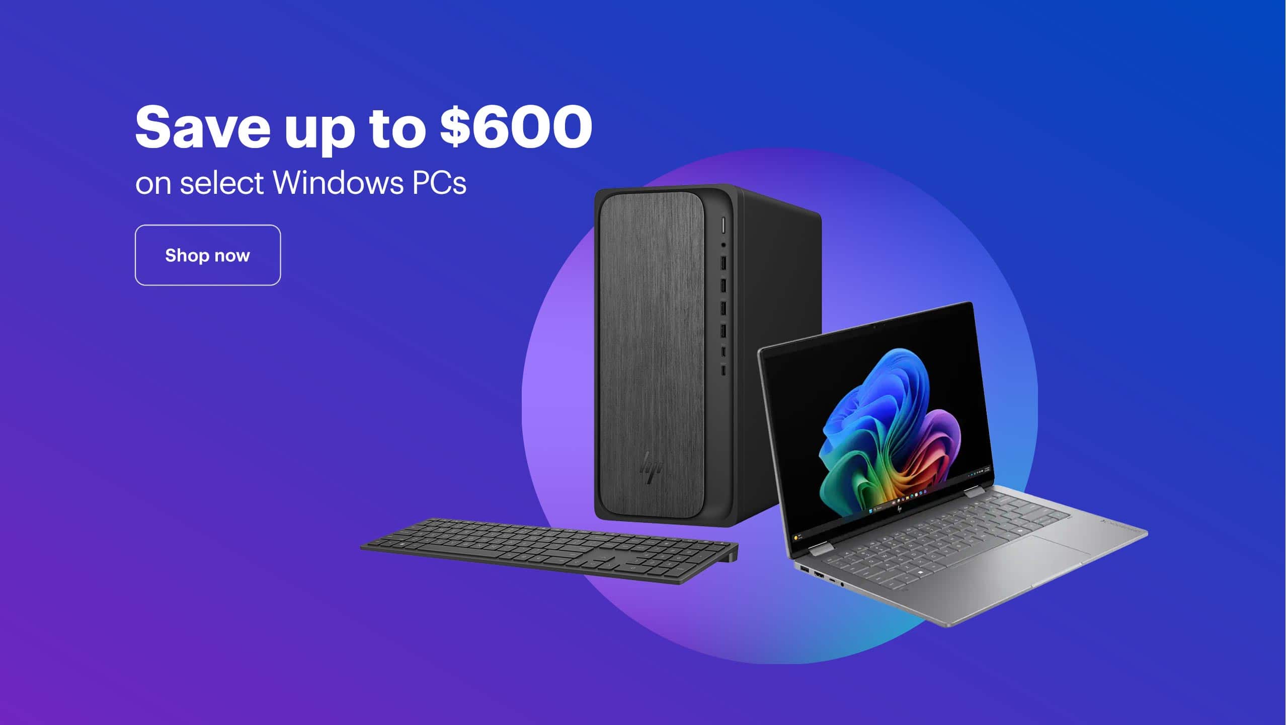 Save up to $600 on select Windows PCs