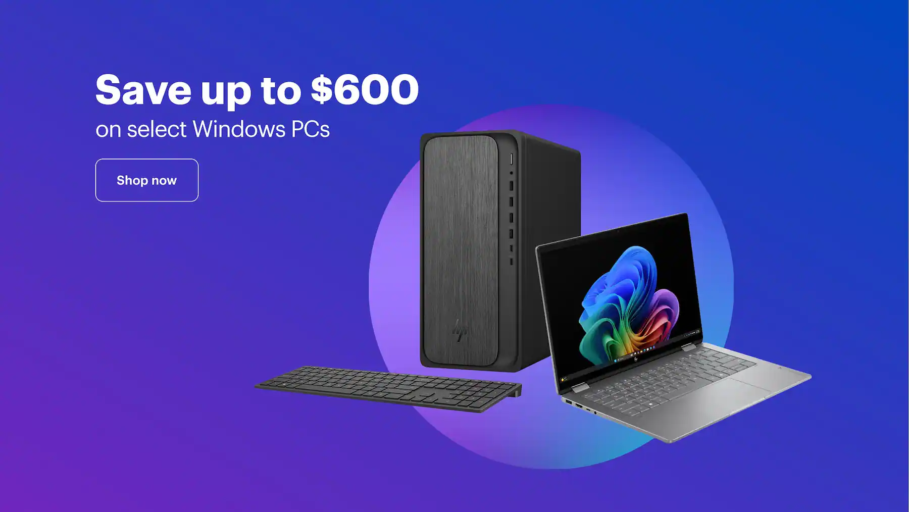 Save up to $600 on select Windows PCs