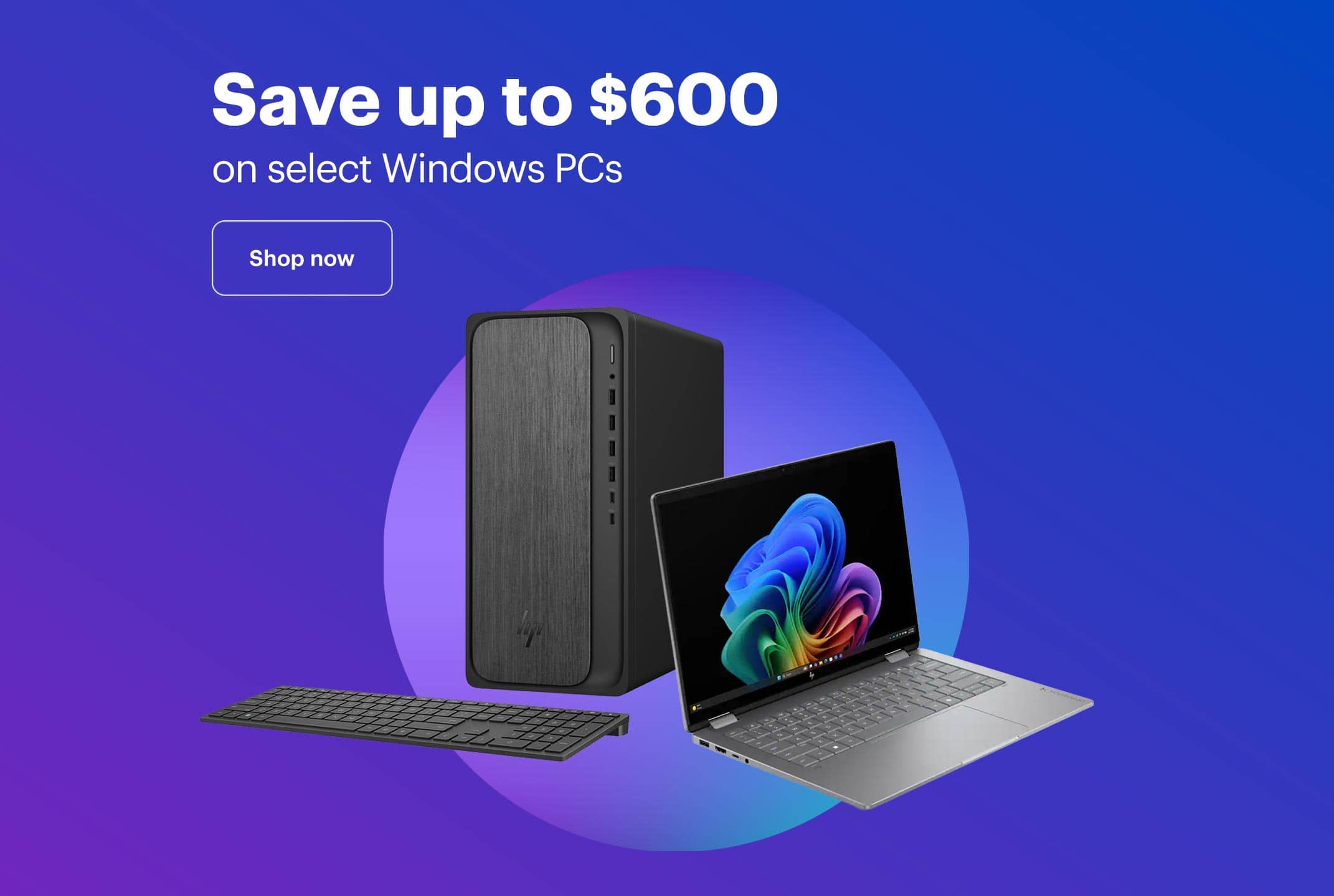 Save up to $600 on select Windows PCs