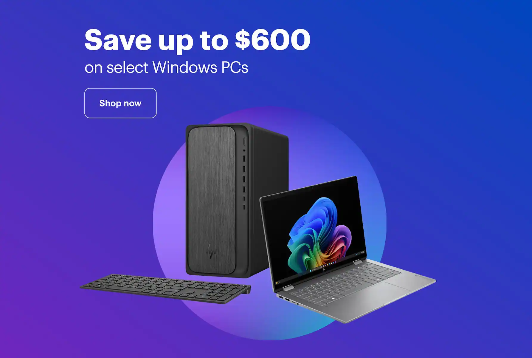 Save up to $600 on select Windows PCs