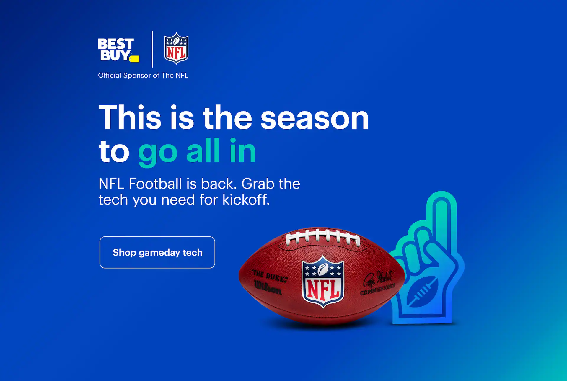 This is the season to go all in. NFL Football is back. Grab the tech you need for kickoff. Shop gameday tech.