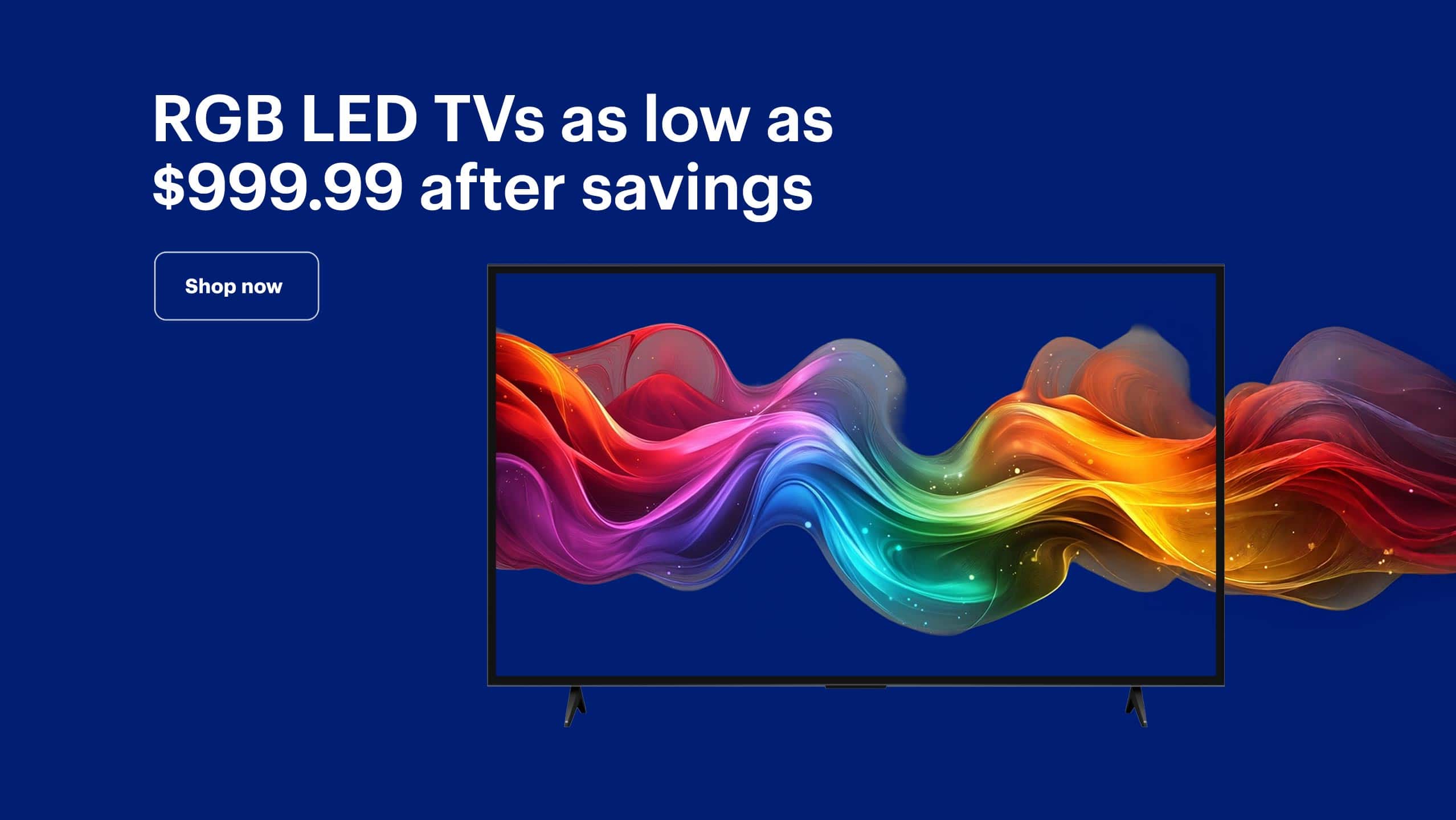 RGB LED TVs as low as $999.99 after savings