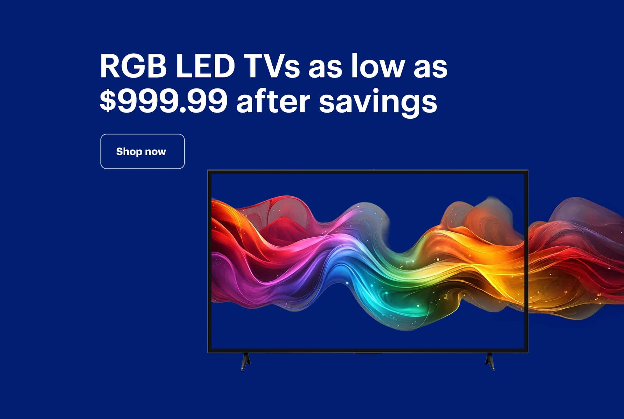 RGB LED TVs as low as $999.99 after savings