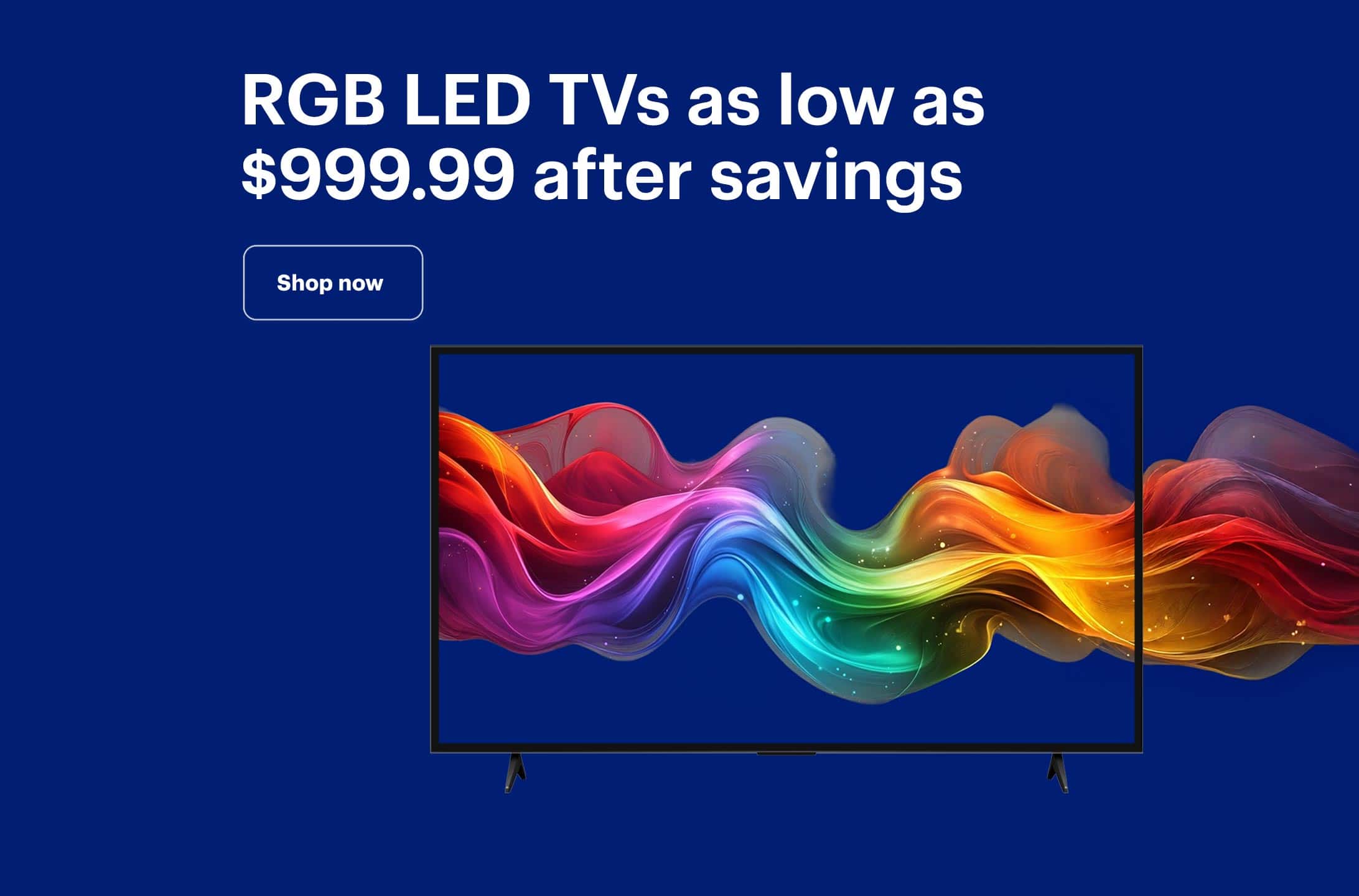 RGB LED TVs as low as $999.99 after savings