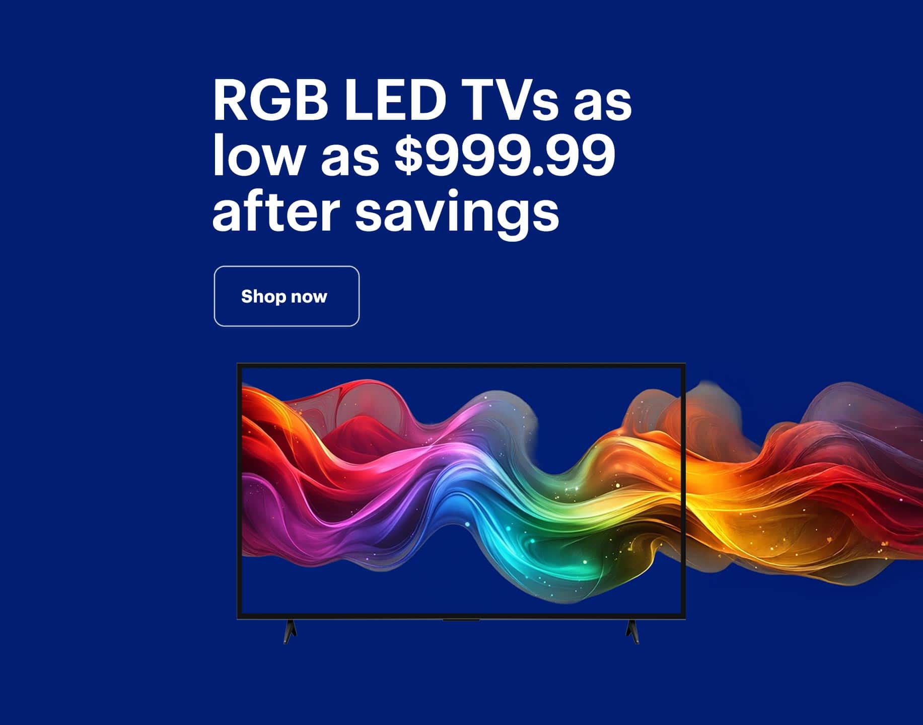 RGB LED TVs as low as $999.99 after savings