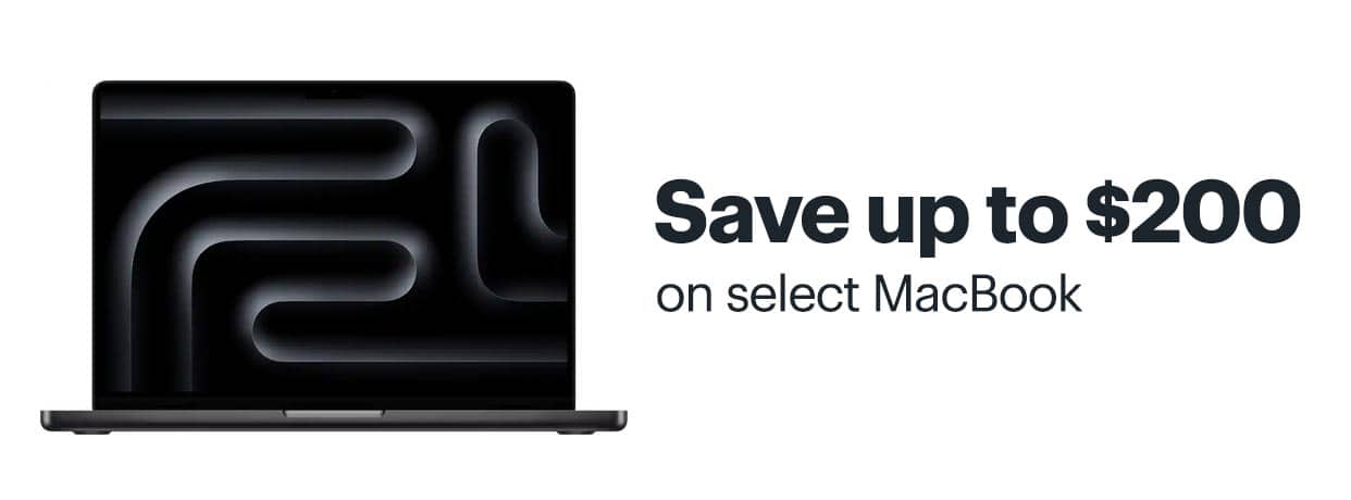 Save up to $200 on select MacBook. Shop now. 