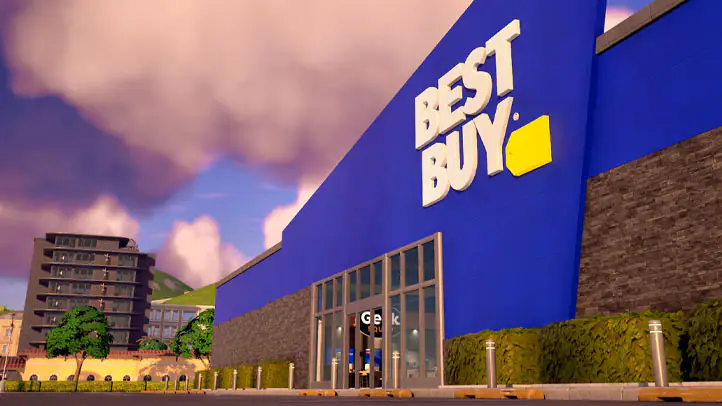 Fortnite game, Best Buy store