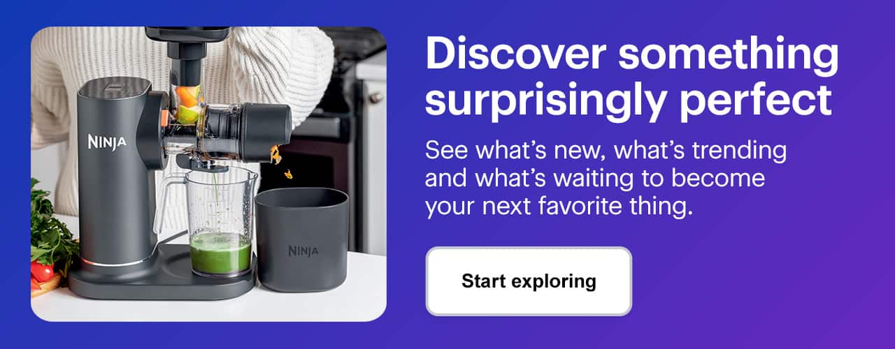 Discover something surprisingly perfect. See what’s new, what’s trending and what’s waiting to become your next favorite thing.