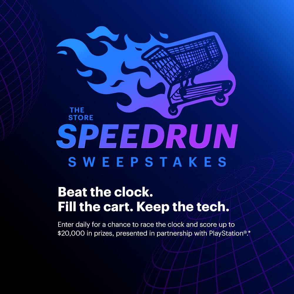 Best Buy gamers beta. The Store Speedrun sweepstakes. Enter daily for a chance to race the clock and score up to $20,000 in prizes, presented in partnership with PlayStation.® 