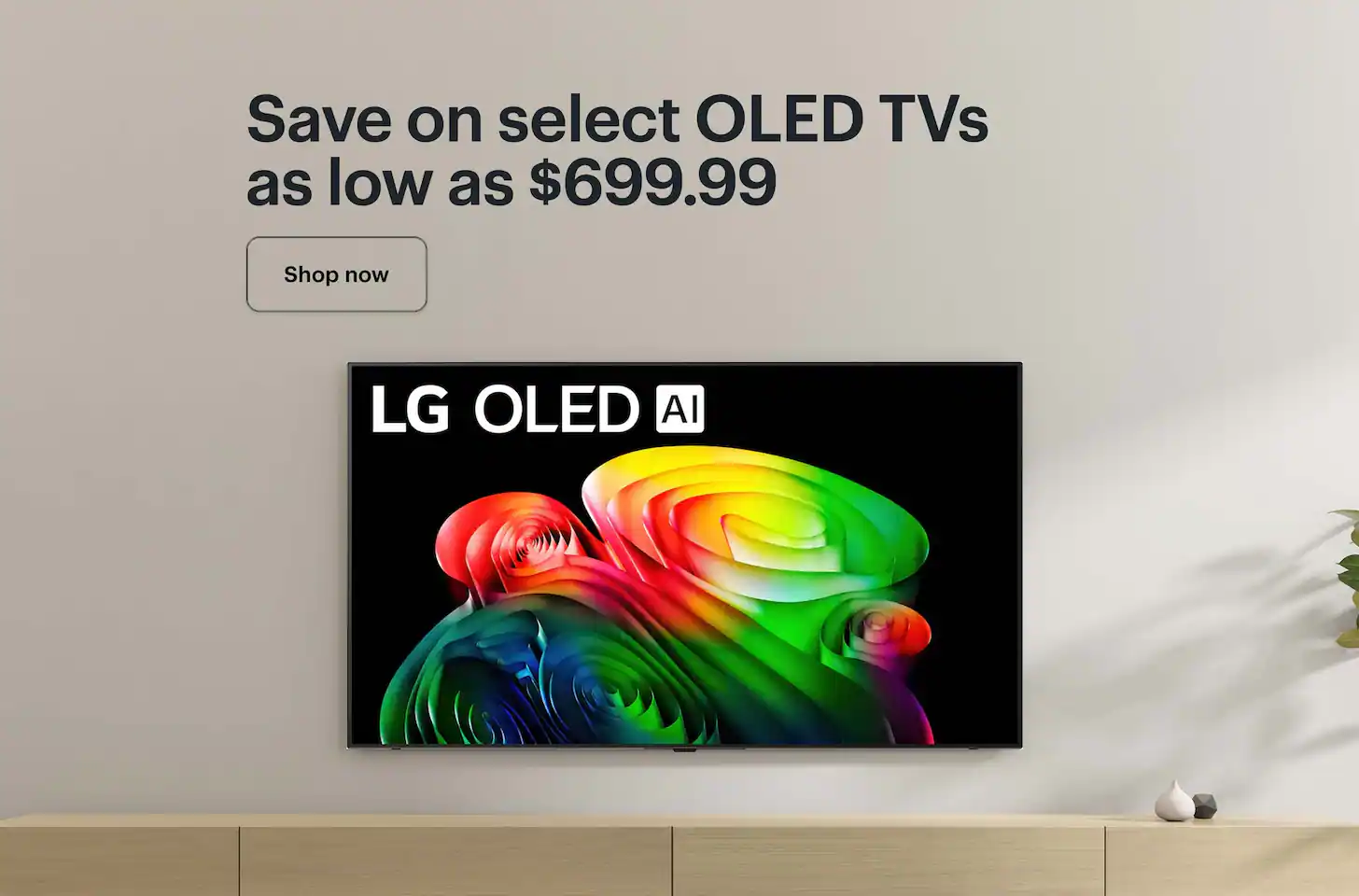 Save on select OLED TVs as low as $699.99