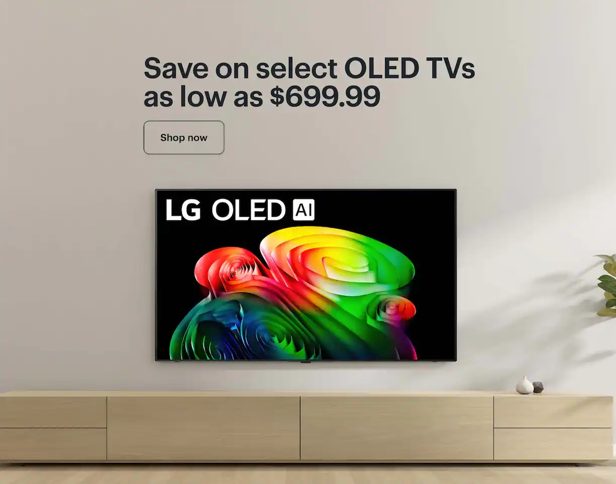 Save on select OLED TVs as low as $699.99
