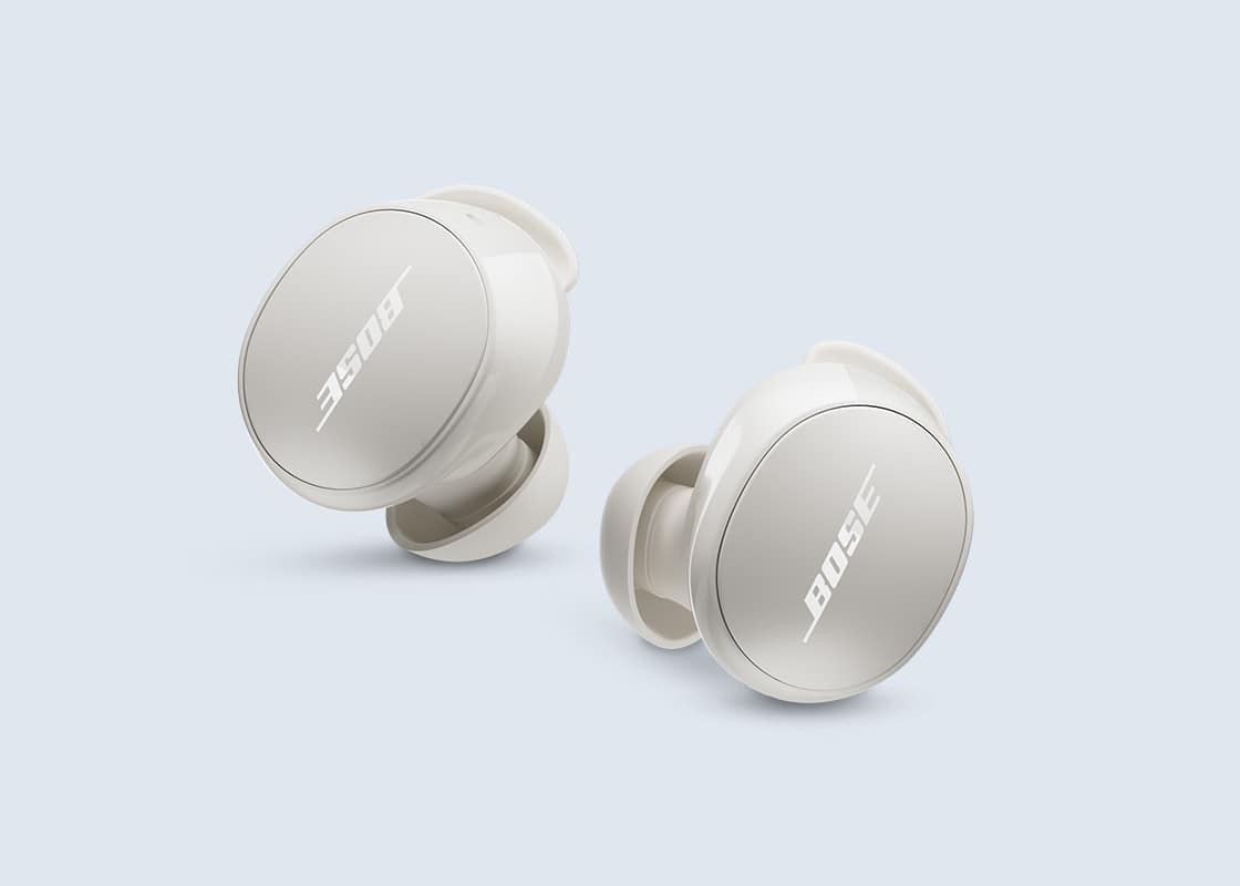 Reference Disclaimer* Bose QuietComfort True Wireless Noise Cancelling In-Ear Earbuds.