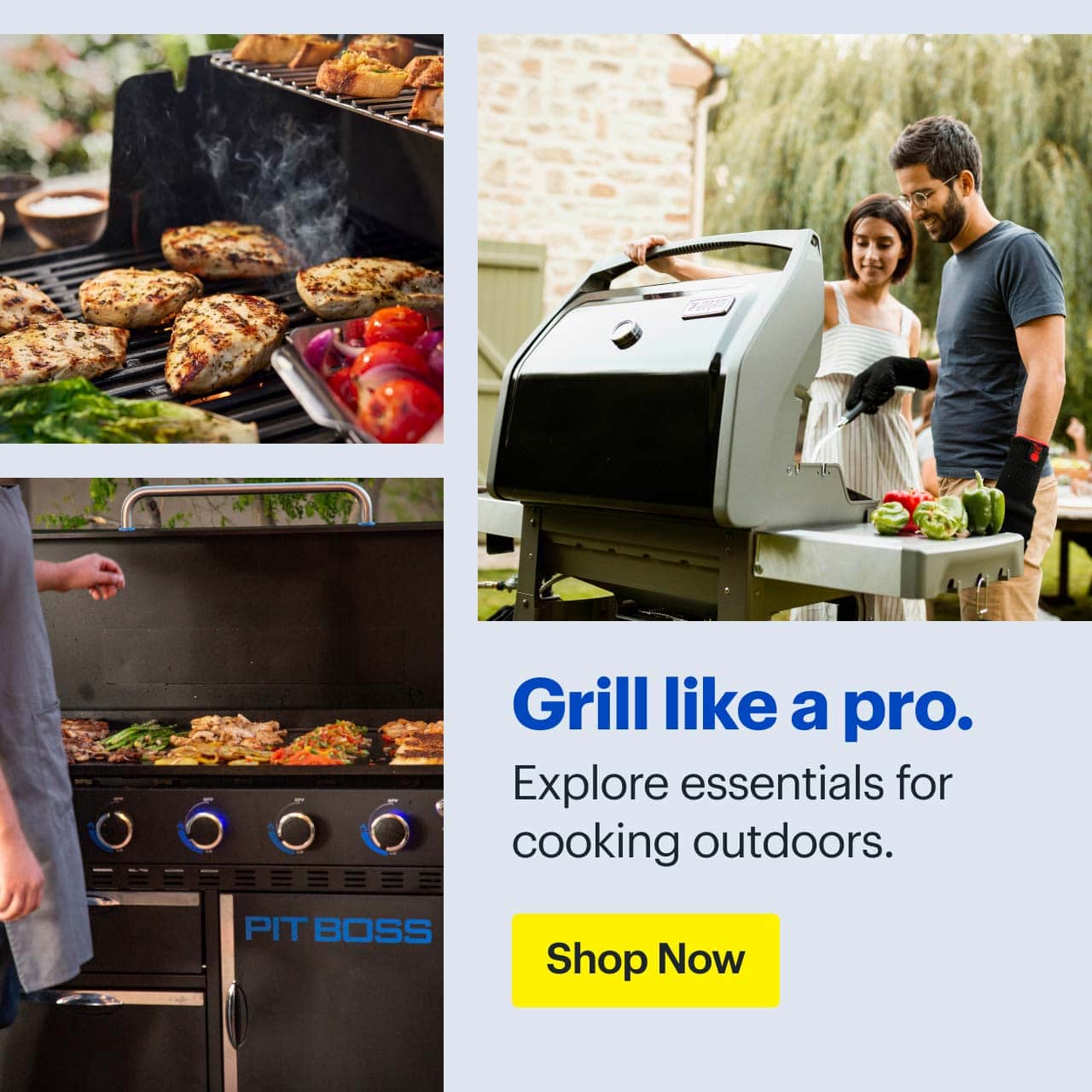 Grill like a pro.