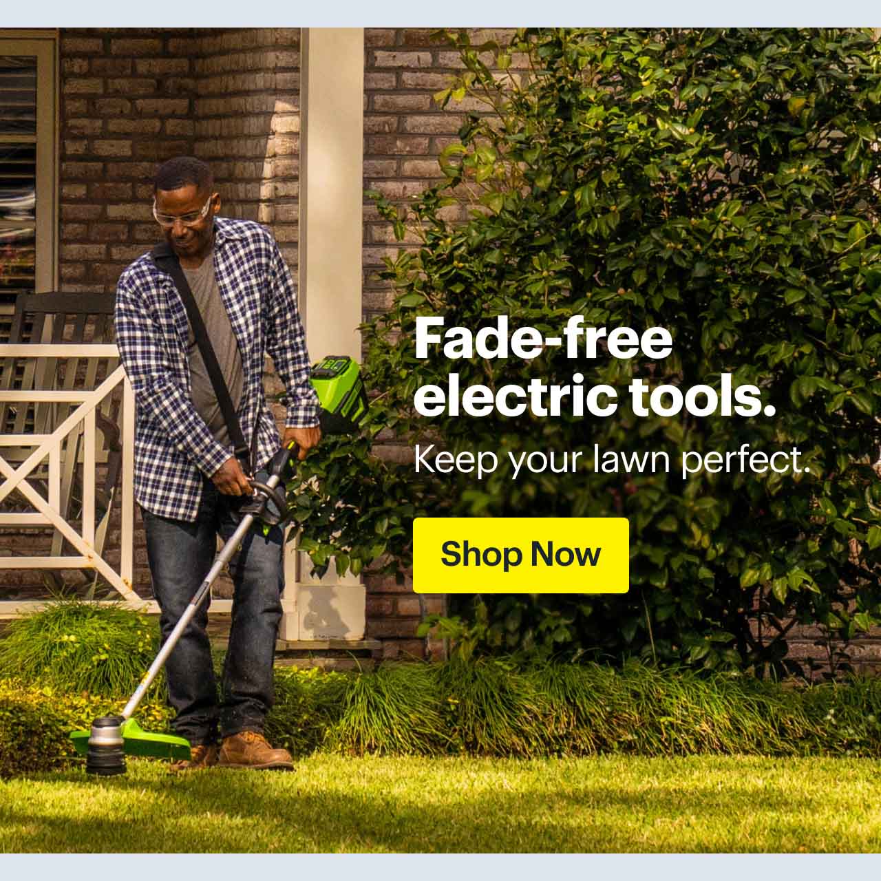 Fade-free electric tools.