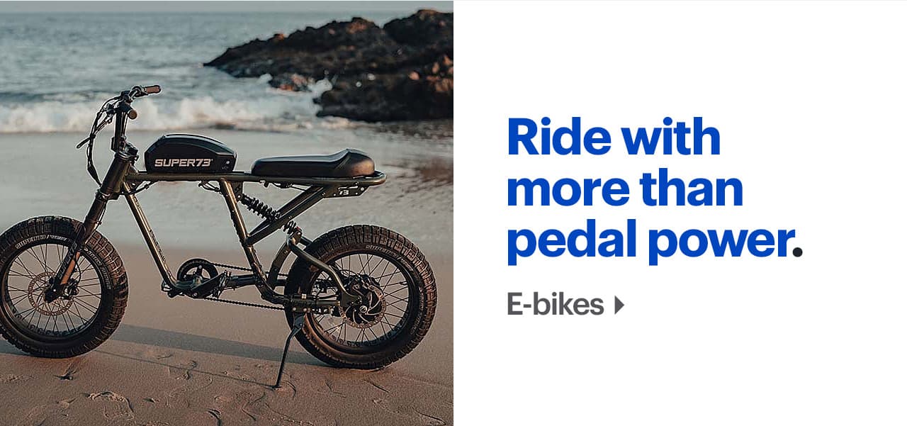 E-bikes.