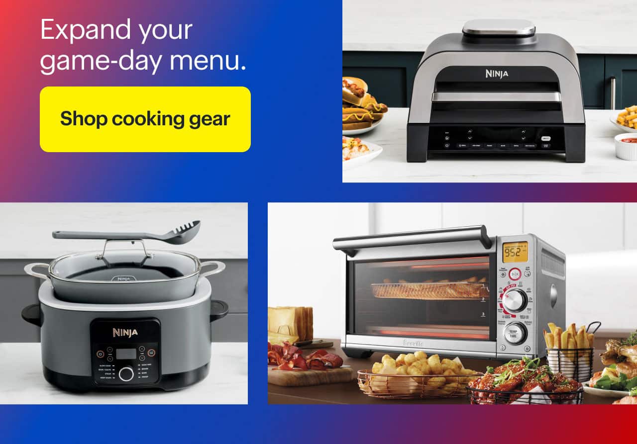Ninja Foodi PossibleCooker PRO, Breville Smart Oven Air Fryer, Ninja Foodi Smart Indoor Grill.