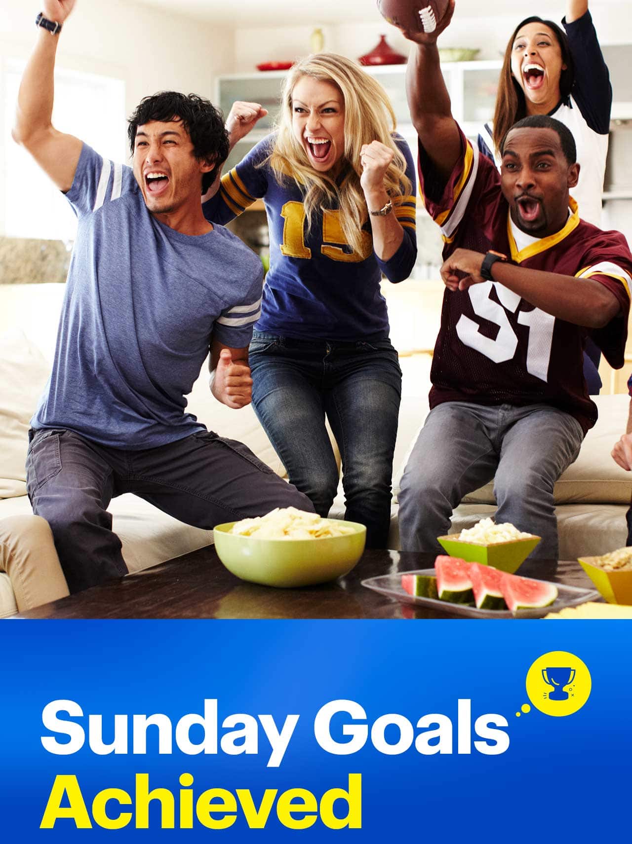 Sunday goals achieved.